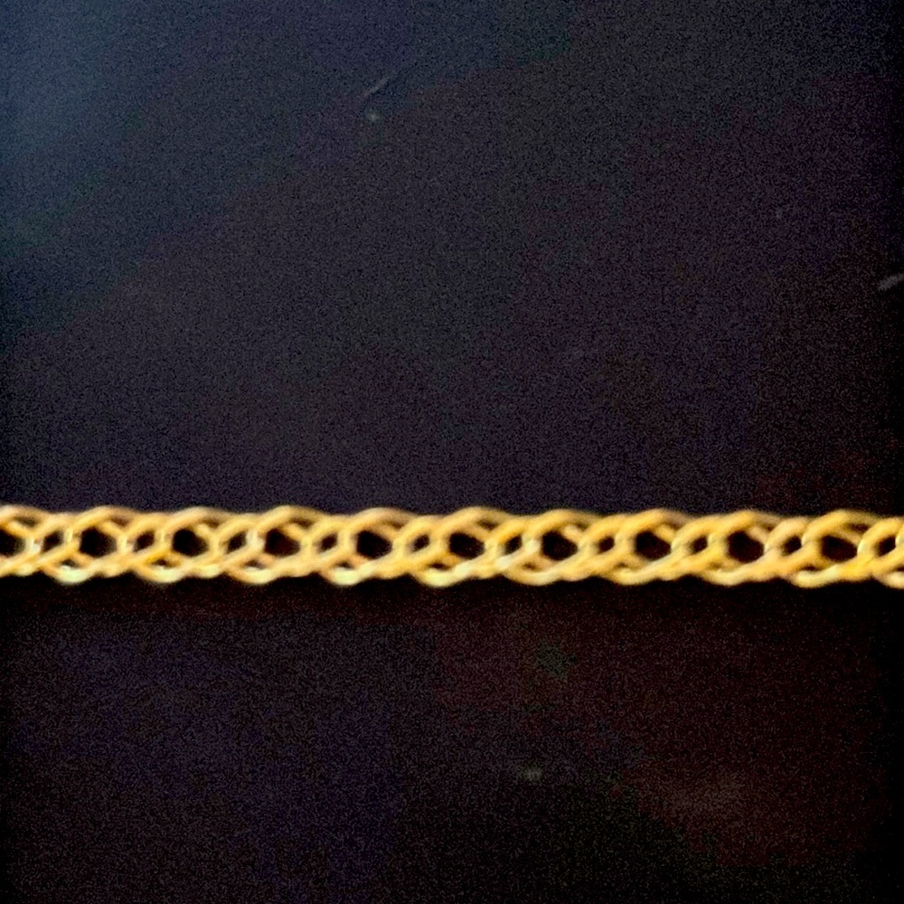 14Kt yellow gold chain bracelet